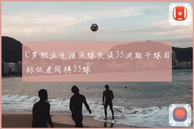 C罗职业生涯点球失误35次距千球目标仅差同样35球